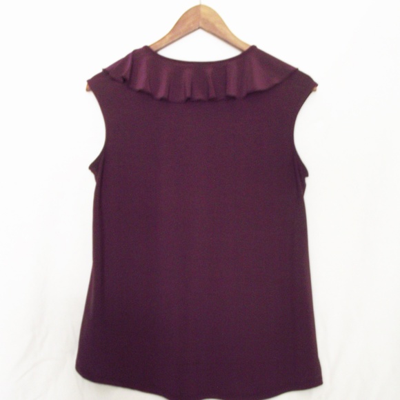 Purple Ruffled Top - Picture 2 of 3